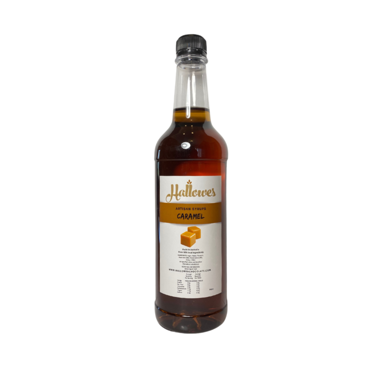 Hallowes Artisan Coffee Syrup - Caramel 750ml