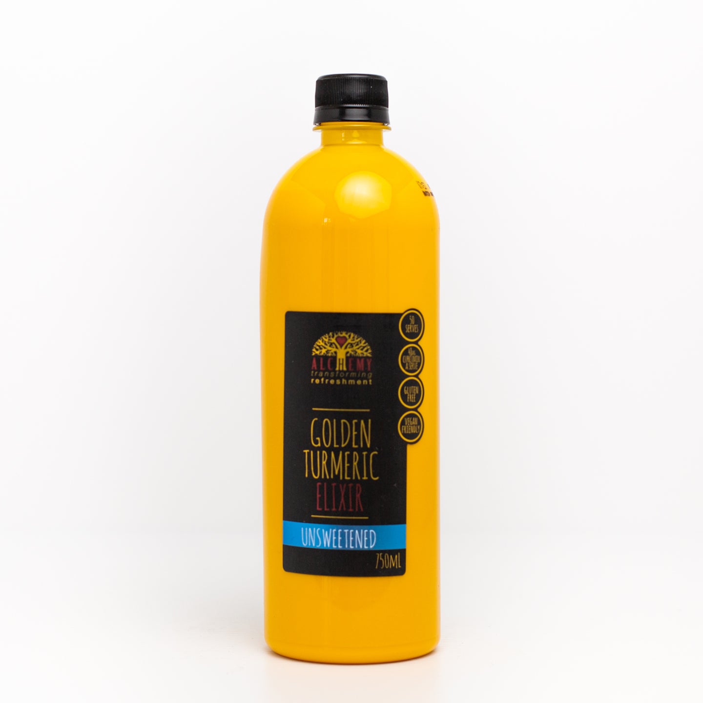Golden Turmeric Elixir Unsweetened 750ml bottle