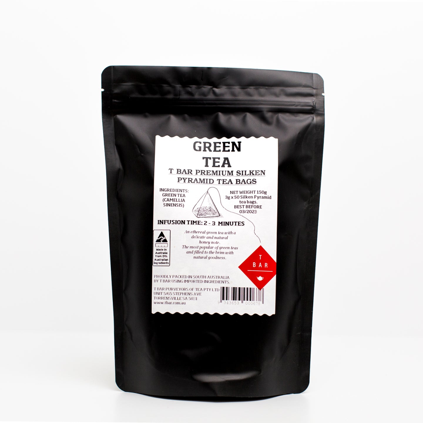T-Bar Green Tea Bags